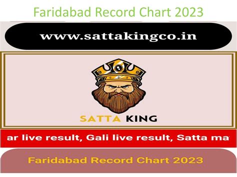FARIDABAD 2015 CHART RECORD .